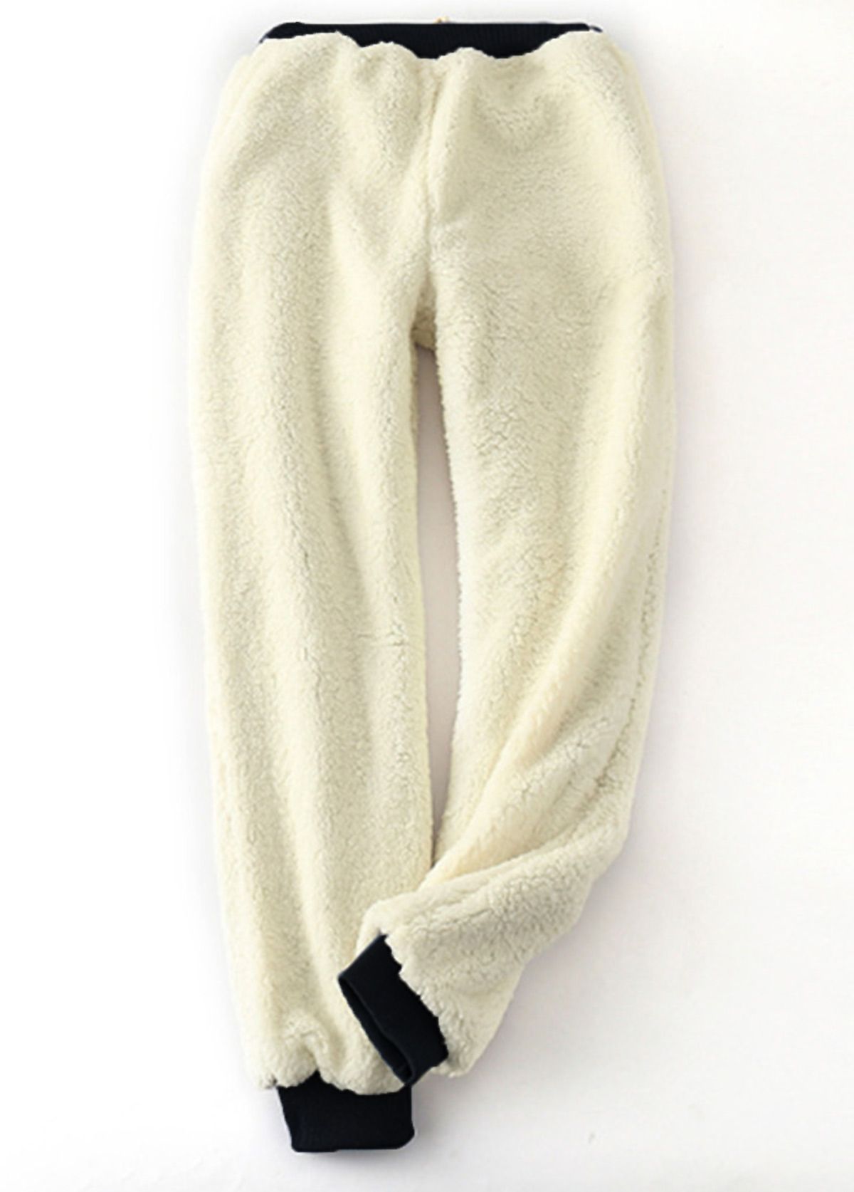 Jogger Plush Drawastring High Waisted Pants